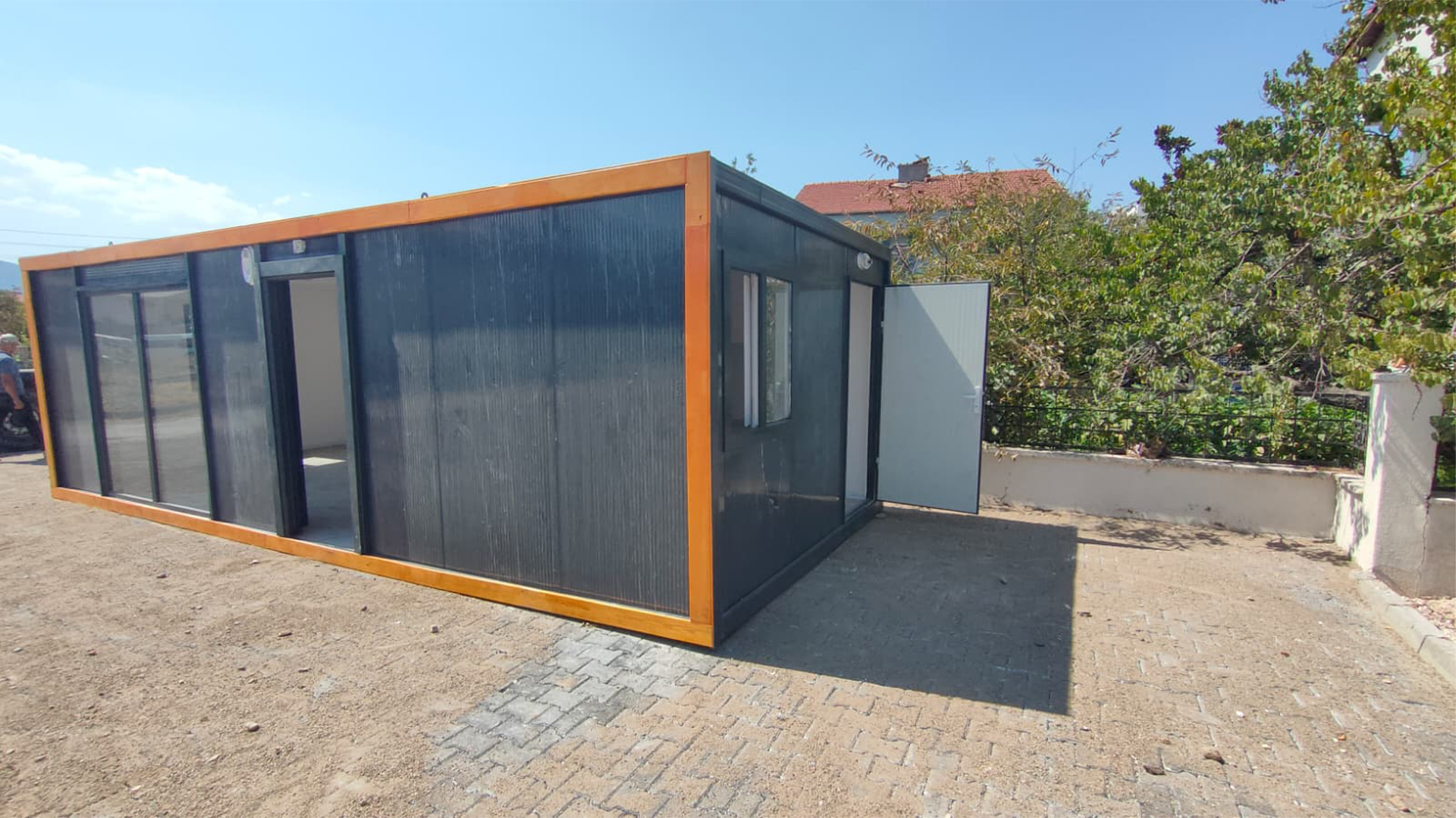 İçi Alçıpan Kaplama 24m² Konteyner Ofis Projesi
