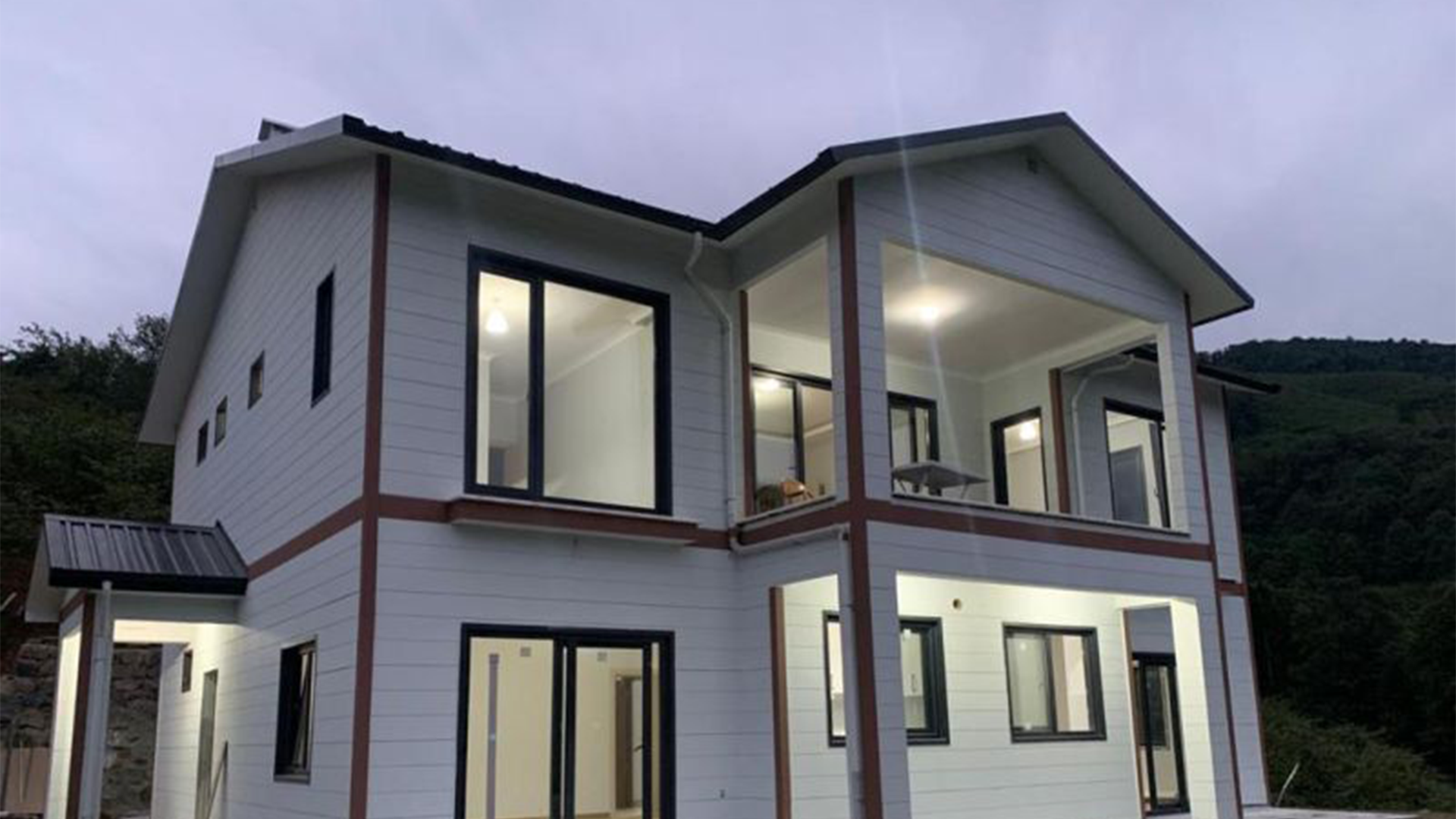 Afyonkarahisar Sultandağı, 150m2 Çelik Konstrüksiyon Villa Projesi
