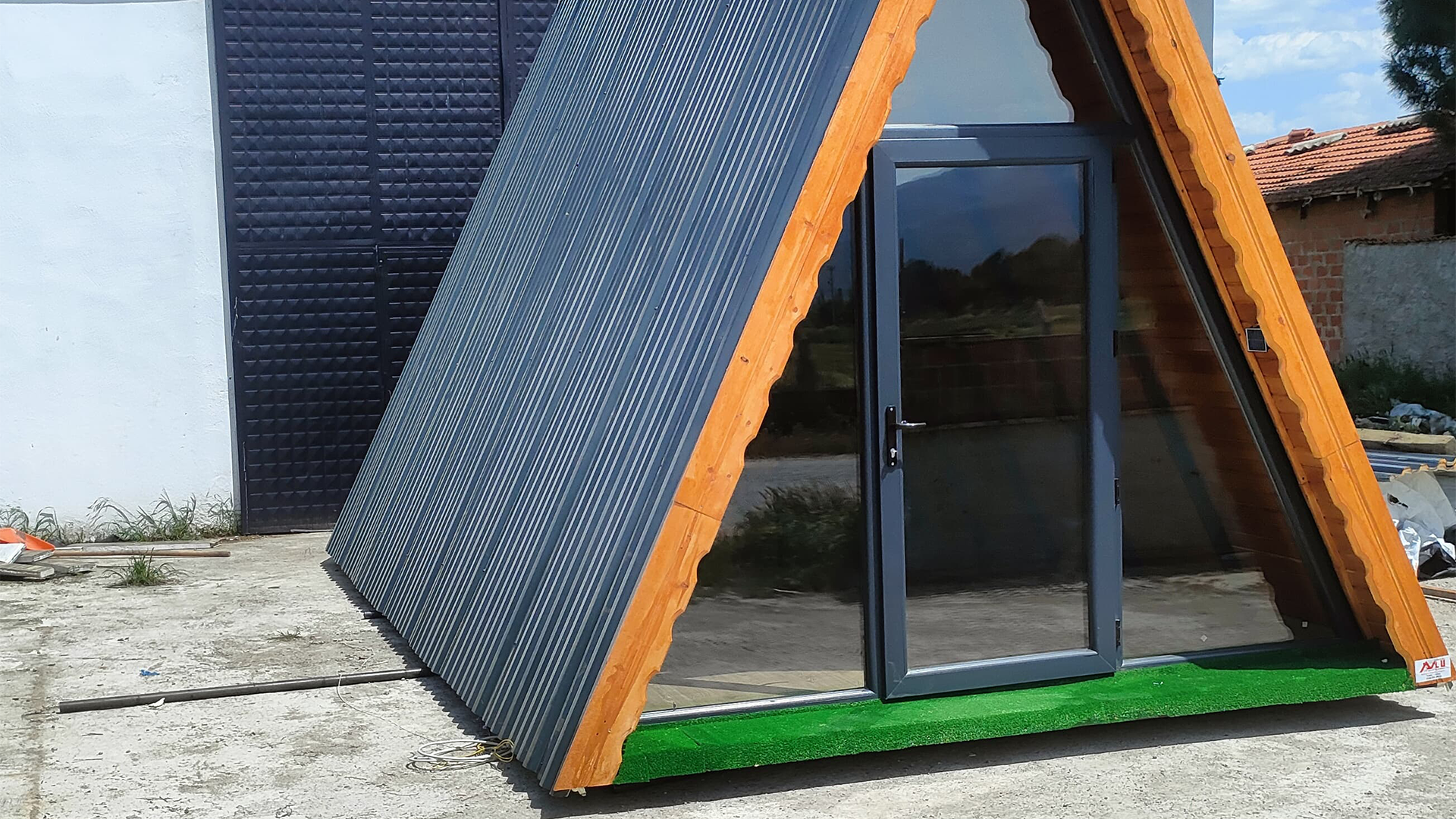 28m² Minimal Otel Odası Konseptli Bungalov Projesi
