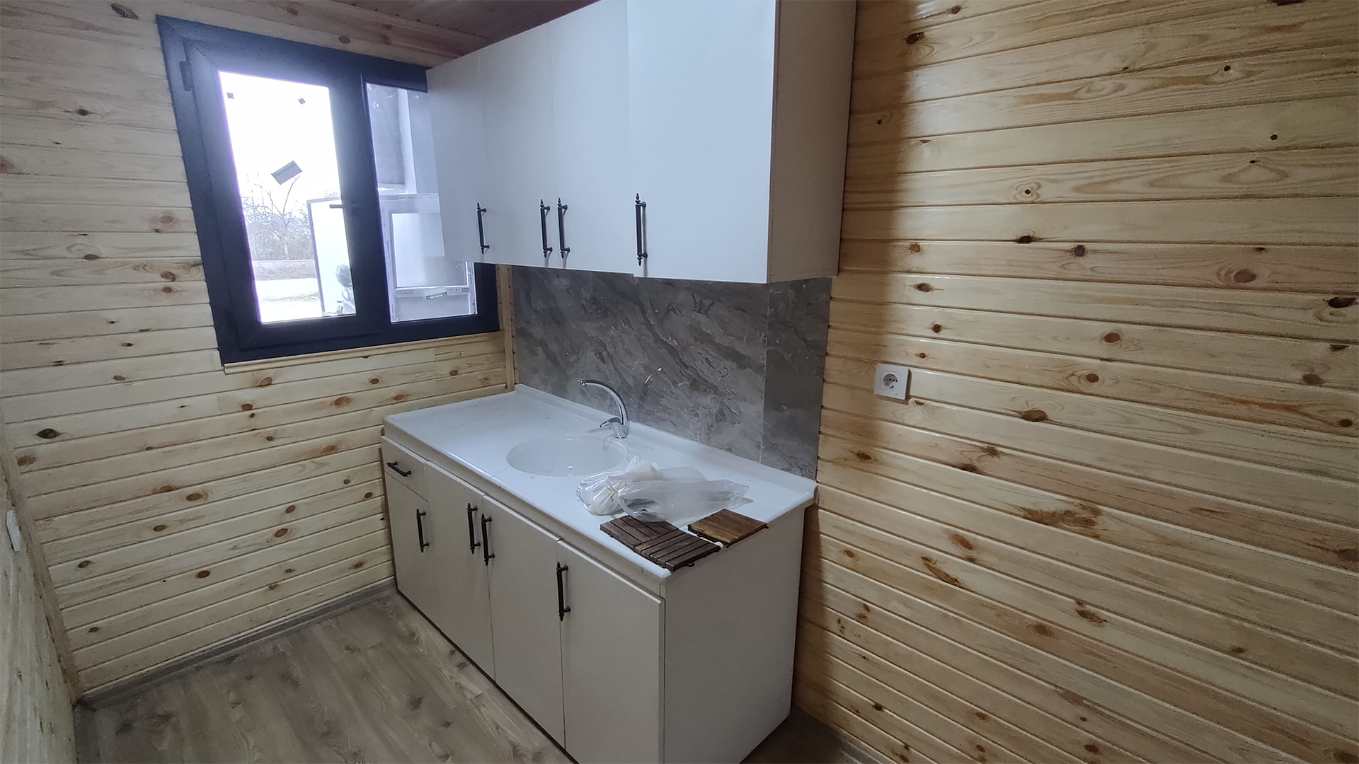 Balıkesir Havran 50m² Ahşap Bungalov Ev Projesi
