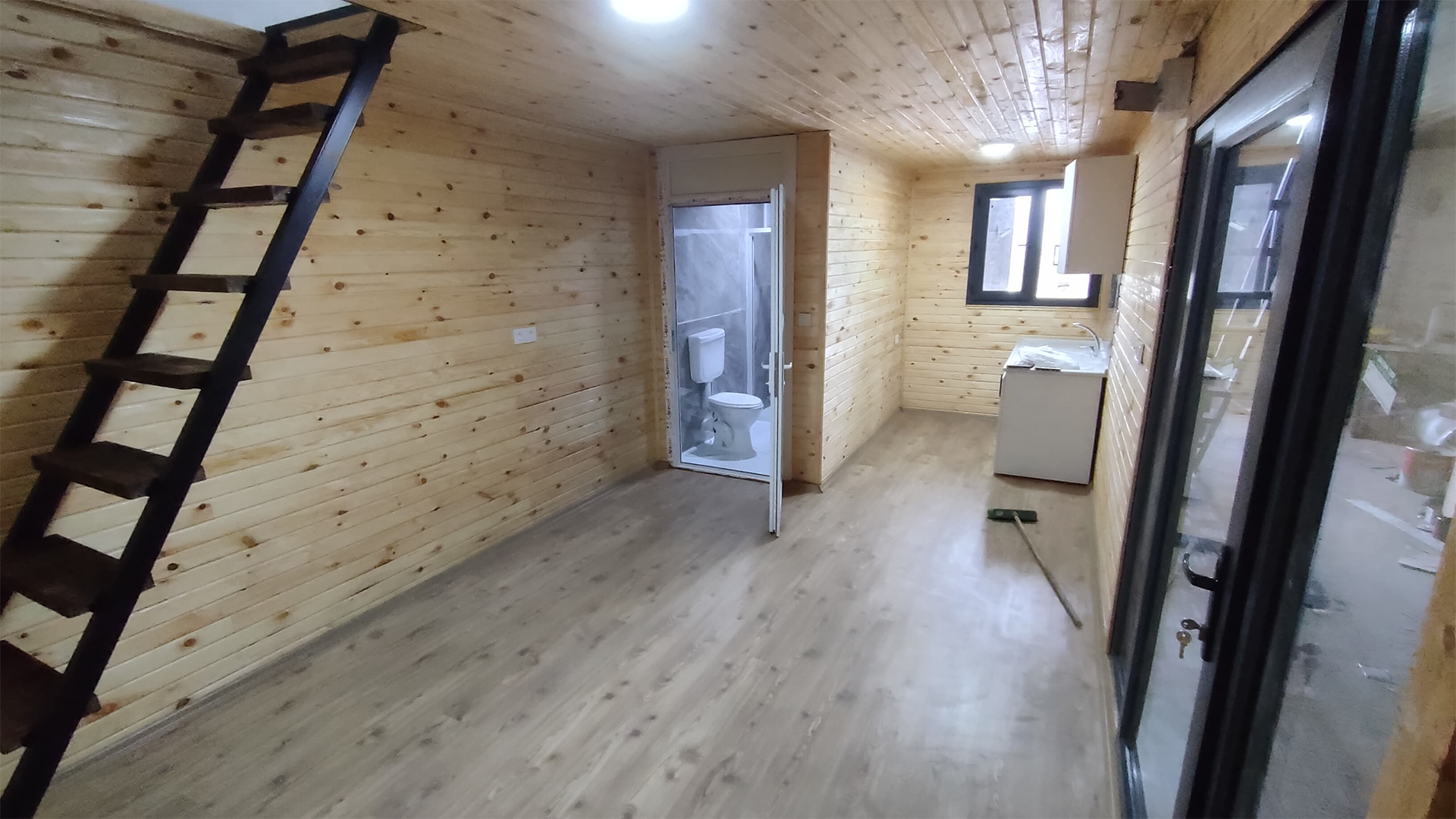 Balıkesir Havran 50m² Ahşap Bungalov Ev Projesi